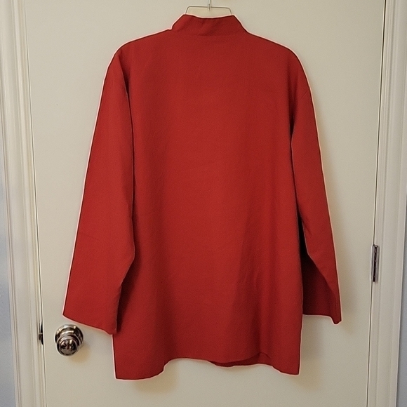 VTG NATIONAL WILDLIFE FEDERATION Mandarin Collar Nehru Topper Novelty Shacket - Picture 8 of 8